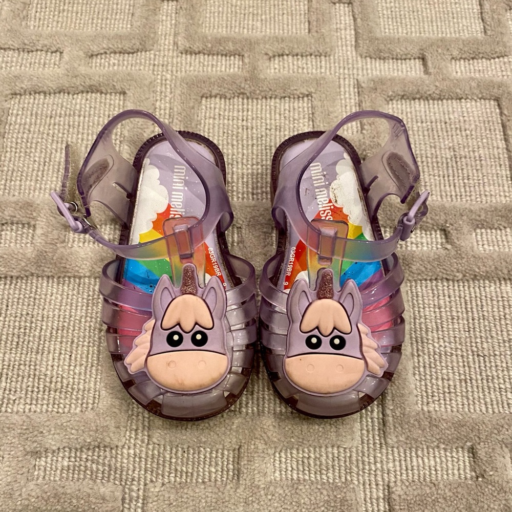 Mini Melissa size 6 jelly sandals